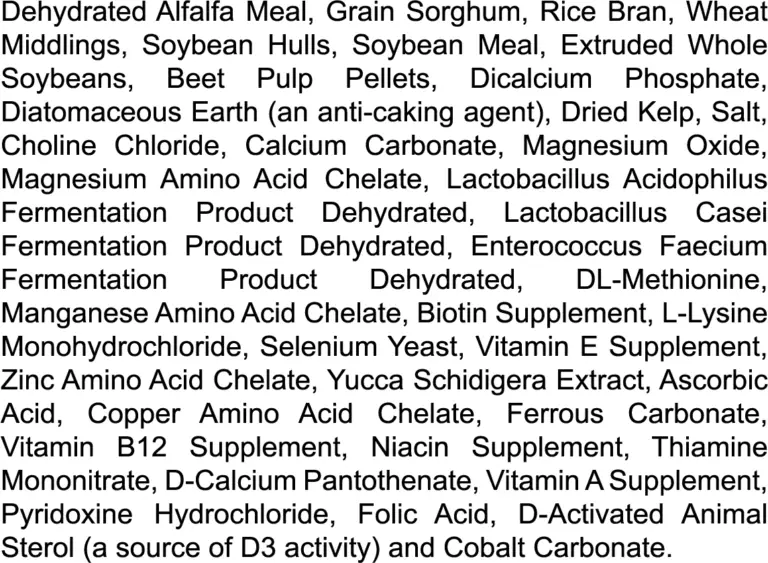 TE Ingredients
